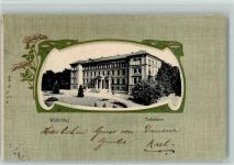 Winterthur 1906 Technikum Jugendstilrahmen Pflanzen