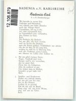 Güldenring , Rückseite Badenia Lied Zigarette