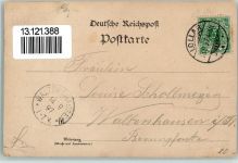 Gruss aus - Litho AK Kaisermanöver Gebrauchsspuren