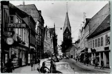 24937 W2390 Flensburg FOTO KEINE AK Große Straße VW-Käfer