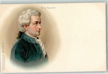 Litho Artist Anstalt München Serie I Nr. 15911 AK Mozart, W. A. 1899
