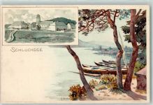 W7826 Schluchsee sign K. Mutter Mutter, K. Künstlerkarte
