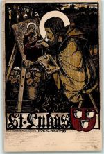 Rudolf St. Lukas AK Schiestl Lithographie / Künstlerkarte