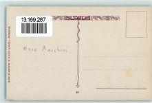 Nr. 48 Serie sign. Ezio Anichini - Engel Paradiso Jugendstil AK Künstler