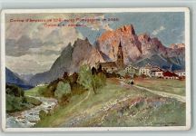 Cortina d'Ampezzo Compton, E. H. Künstlerkarte