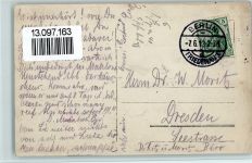 15827 O1633 Mahlow 1913 Gebrauchsspuren Wohnhaus - Foto AK Ort handschriftlich