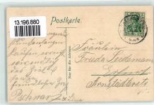 99869 O5801 Mühlberg b Gotha, Thür 1907 Lithographie OT Drei Gleichen Spring zu Mühlberg Karstquelle Portrait