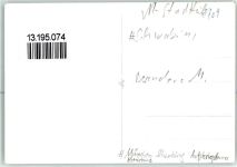 80331 W8000 Schwabing Privatfoto AK Antikriegsthema Abrüstung Skelett Ort handschriftlich