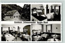 56332 W5401 Burgen , Mosel - Gästehaus Schmausemühle Gaststube