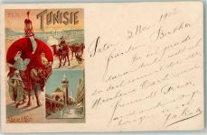 Tunis 1902 - Sidi Youssef Moschee Camel