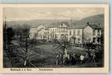 66693 W6642 Mettlach 1916 Gebrauchsspuren Krankenhaus