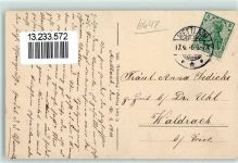 66693 W6642 Mettlach 1916 Gebrauchsspuren Krankenhaus
