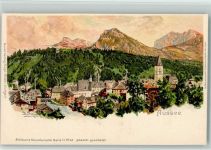 Bad Aussee Verlag Moser - Künstlerkarte Serie II Nr. 48 , sehr gute Erhaltung AK Strützel, O. 1899 Lithographie / Künstlerkarte