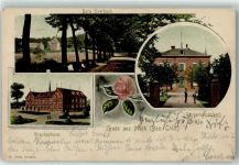 53804 W5203 Much 1908 - Krankenhaus Bürgermeisteramt Burg Overbach Rosenblüte