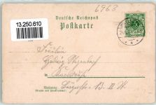 74731 W6968 Walldürn 1900 Lithographie Wallfahrtskirche Wallfahrer Missionskreuz Heiliges Blut