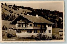 87527 W8972 Ofterschwang 1959 Foto AK Haus Alpenblick