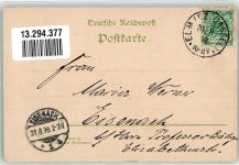 36381 W6490 Elm , Kr Schlüchtern 1898 Lithographie Bahnhof Dampflok Schloss Ramholz
