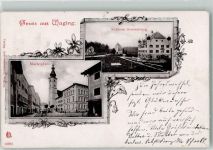 83329 W8221 Waging a. See 1901 Passepartout Marktplatz Schloß Gessenberg
