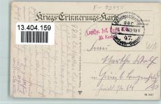 02190 Guignicourt - Bahnhof Zug Feldpoststempel