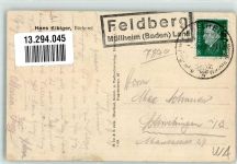79379 W7840 Feldberg , Markgräflerl - Posthilfstelle Feldberg