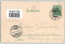 10115 W1000 Halensee 1901 Lithographie Gasthaus C. Saeger