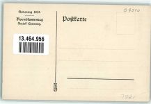 O9000 Chemnitz , Sachs Kornblumen Tag sign. Klose-Greger Blumentag 1913 Künstlerkarte
