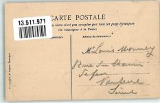 91150 Etampes - Bahnhof Eisenbahn Briefmarke Bildseite