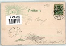 10115 W1000 Halensee 1900 Lithographie Gasthaus am Halensee Parkanlage Tanzsaal