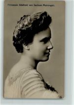 Prinzessin Adelheid, sehr gute Erhaltung AK Adel Sa. Mein. Foto AK