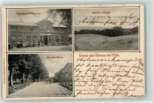 24326 W2323 Dersau , Kr Plön 1904 - Westphal`s Gasthaus am Dorfplatz