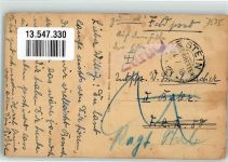 75203 W7535 Königsbach-Stein 1918 - Gasthaus zur Krone m. Metzgerei Villa Bürck