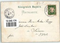 84085 W8301 Langquaid 1897 Lithographie Bauern Heuernte Dorfstraßen