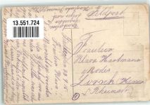 1915 Foto AK Siedlec Bahnhof Feldpost WK I