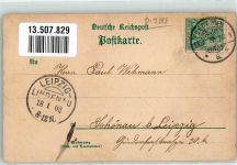 09569 O9388 Oederan 1902 Lithographie Alter Markt Eisenbahn-Unglück's-Denkmal Gahlenzerstraße