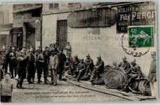 Paris Feuerwehr Sapeurs-Pompiers AK Motiv Frankreich 1907