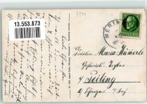 86504 W8901 Merching 1915 - Kirche St. Martin Gasthaus Hofmuth