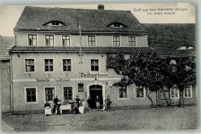 04895 O7901 Uebigau , Elster - Gasthaus Ratskeller Stadtsparkasse Radfahrer