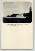 08248 O9650 Klingenthal Foto AK Familie Meinel's Landhäuschen