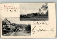 3443 Sieghartskirchen 1901 Foto AK Kirche