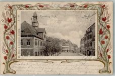 07580 O6516 Ronneburg , Thür 1902 - Markt