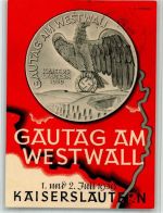 W6750 Kaiserslautern SST Gautag am Westwall 1939 Propaganda WK II BOAKC