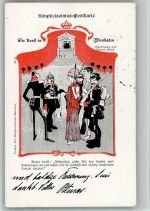 Die Kunst in Wiesbaden Satire Magazin sign. Bruno Paul - Adelskorrespondenz Simplicissimus 1899 BOAKC