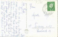 87549 W8977 Kranzegg b Immenstadt i Allgäu AK mit gepresstem Edelweiß Grüntengipfell