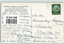 93471 W8498 Arnbruck Foto AK Gasthaus zum Unternschaffer