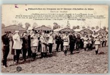 21000 Dijon 1915 - Presentation du Drapeau au 1. Groupe d`Aviation Uniform Soldat Militär