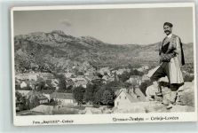 Lovcen Foto AK Cetinje Lovcen Hauptgebirge Volkstyp Tracht