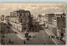 72100 Brindisi 1917 - Corso Garibaldi e Corso Umberto I