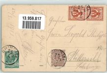 72100 Brindisi 1917 - Corso Garibaldi e Corso Umberto I