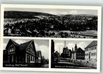 77948 W7632 Friesenheim , Baden - Handlung Mussler Fachwerk Schule Rathaus