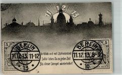 11.12.13. Berlin + Stempel Datumskarte 1913